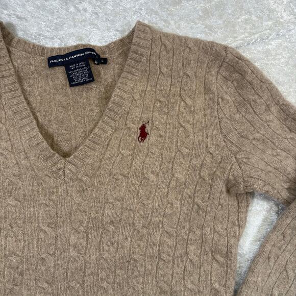 Ralph Lauren Sport Sweaters - Ralph Lauren Sport Women’s Large Knitted V-Neck